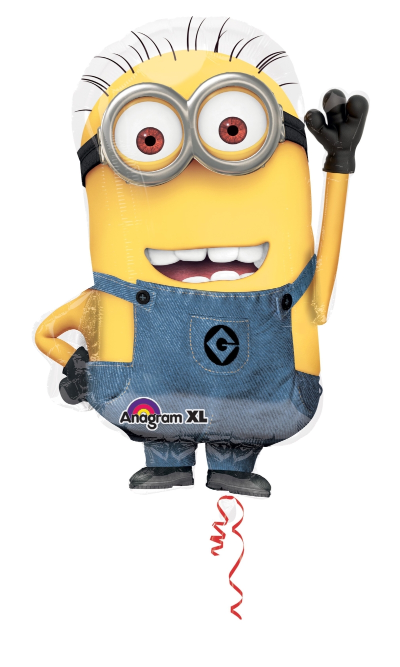 Minions Super Shape Foil Balloon 16" x 25" (40cm x 63cm)