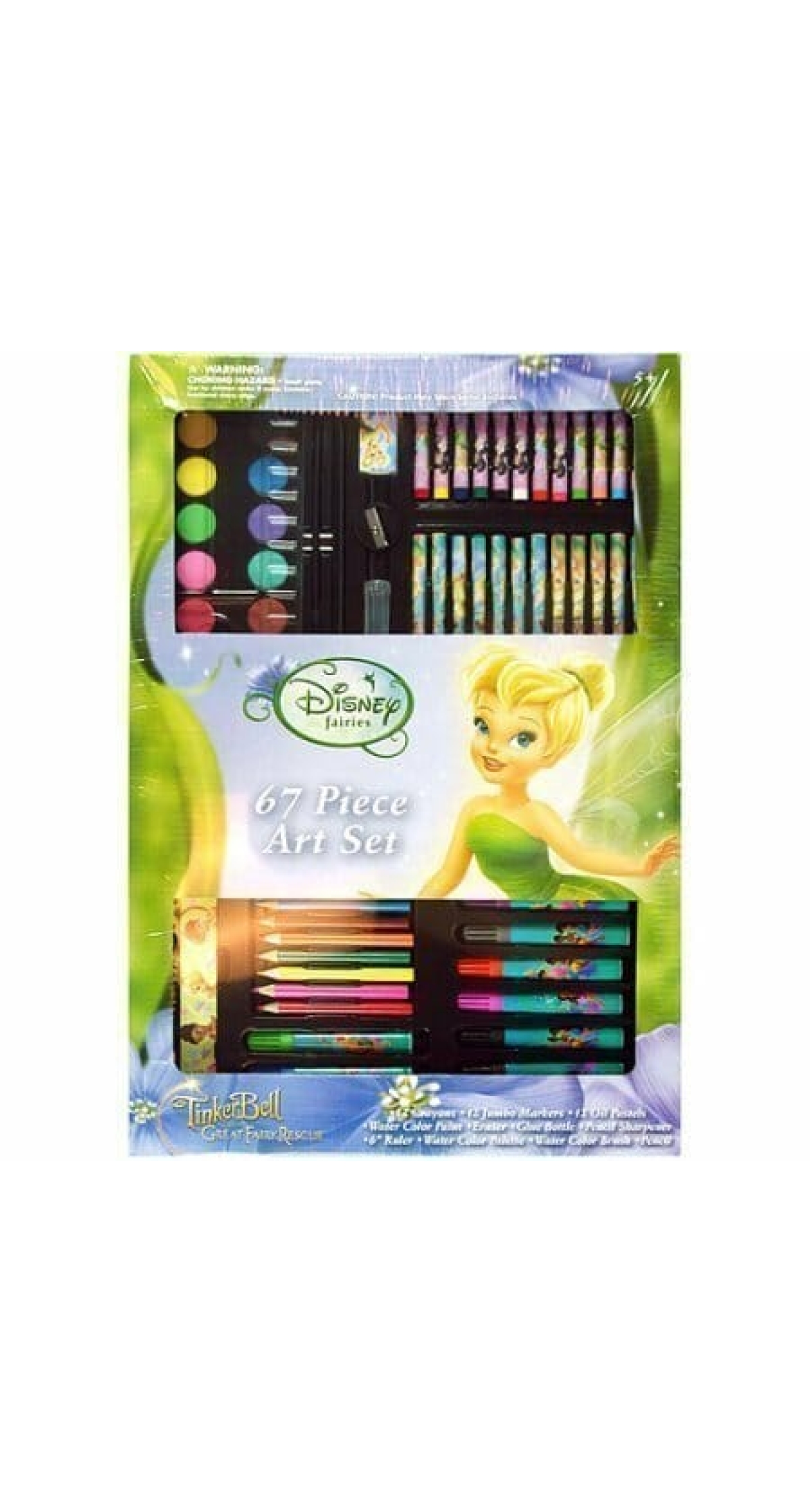 Tinkerbell & Fairies 67 Piece Art Set