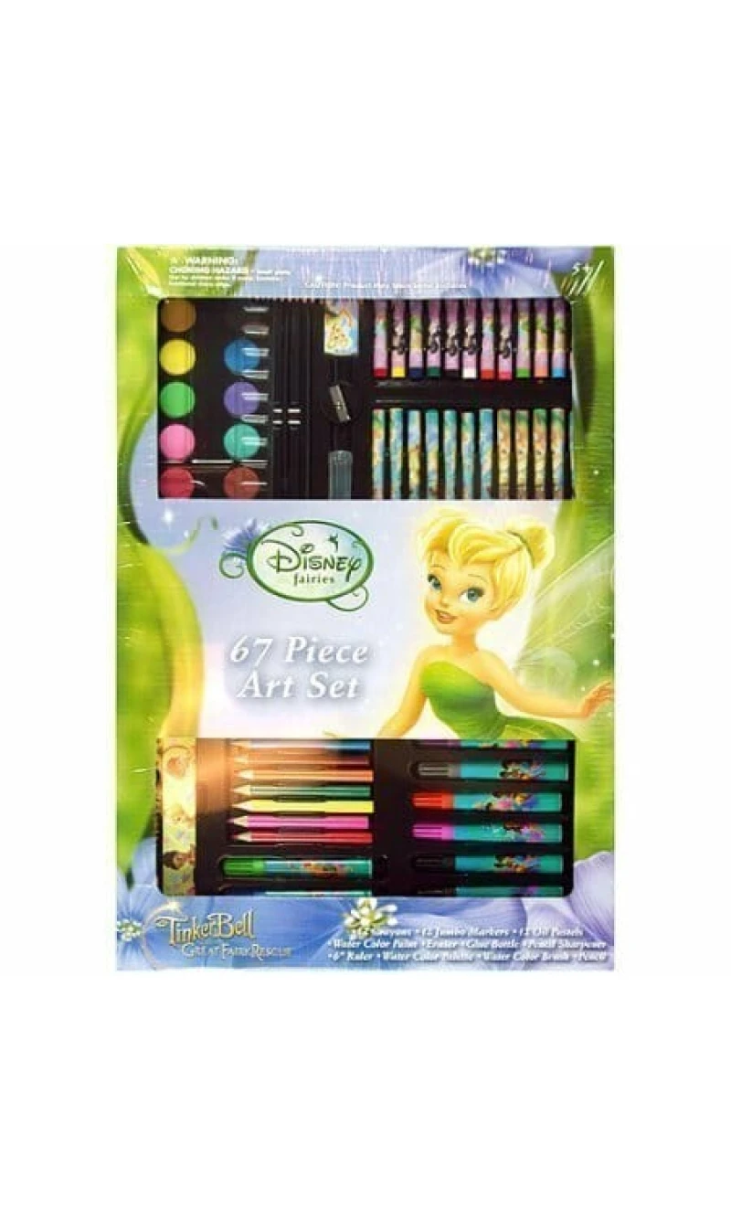 Tinkerbell & Fairies 67 Piece Art Set