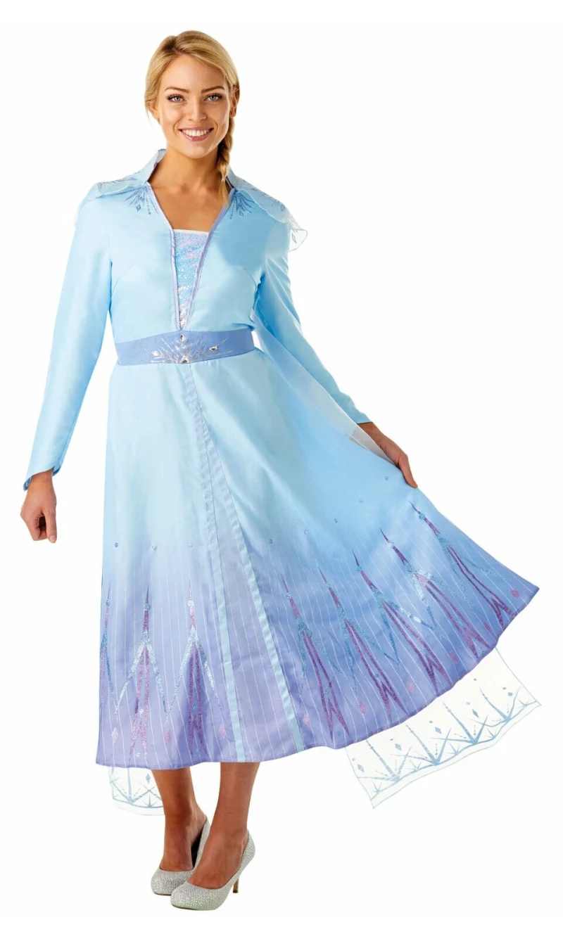 Official Frozen 2 Elsa Costume - Adult Size Small