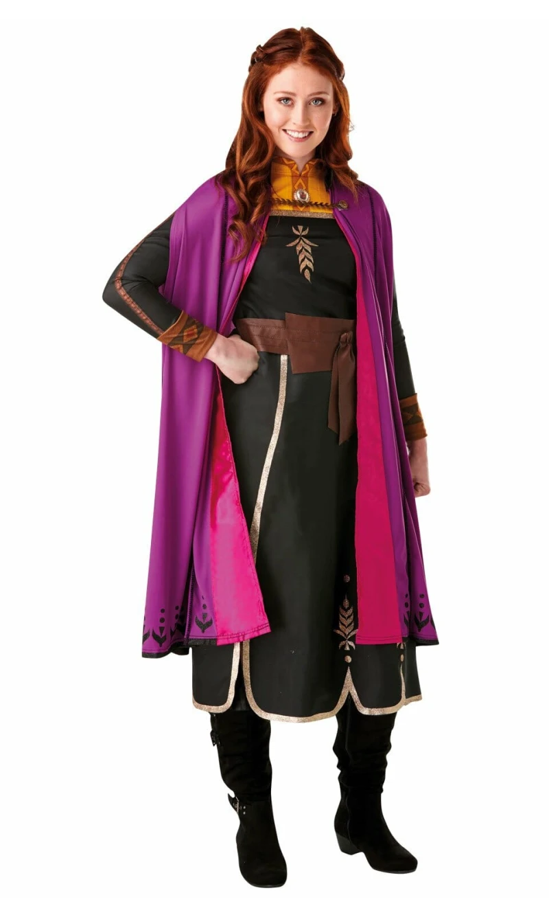 Official Frozen 2 Anna Costume - Adult Size Extra Small