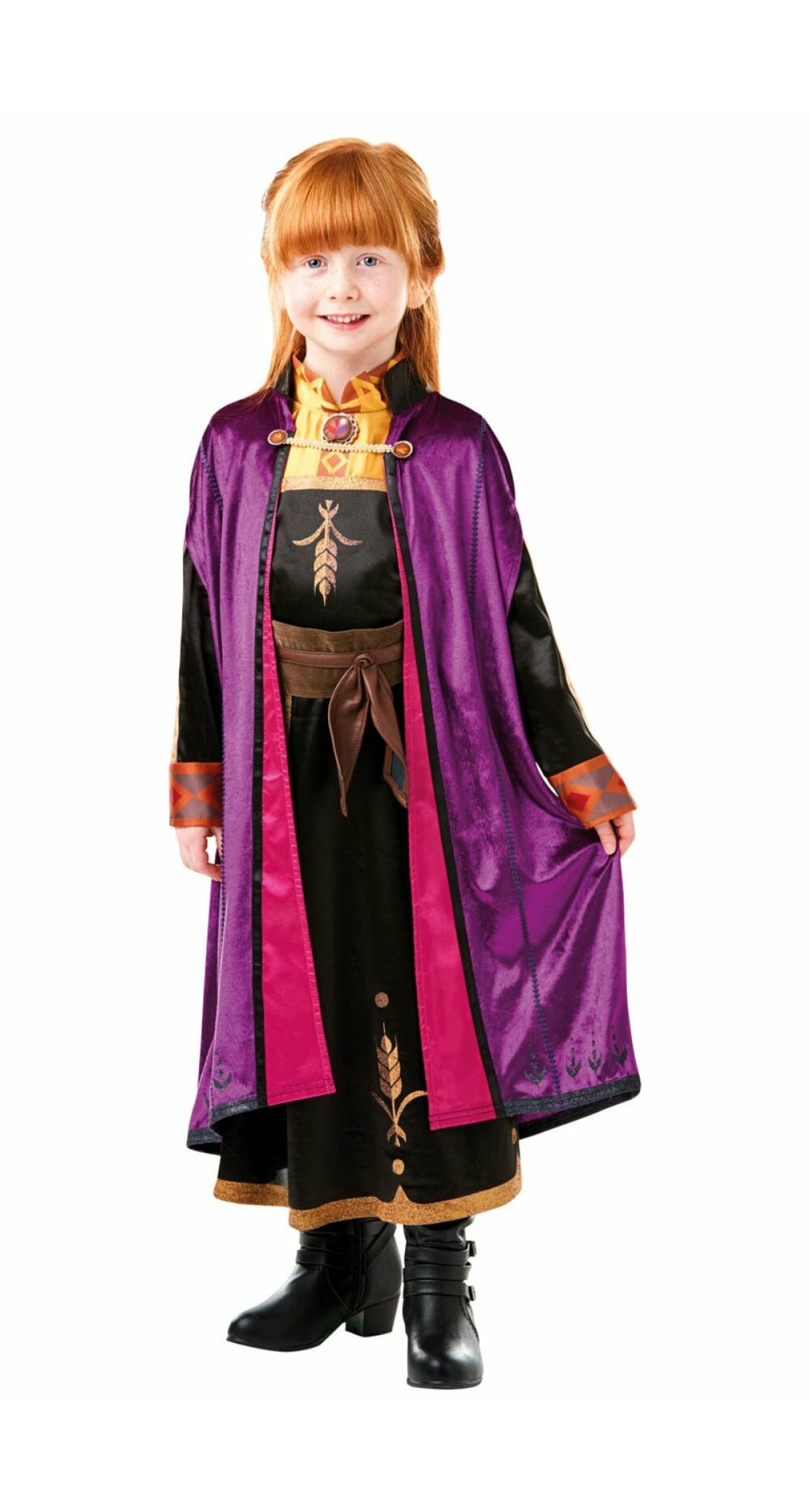 Official Deluxe Frozen 2 Anna Costume - Age 3 to 4 Years