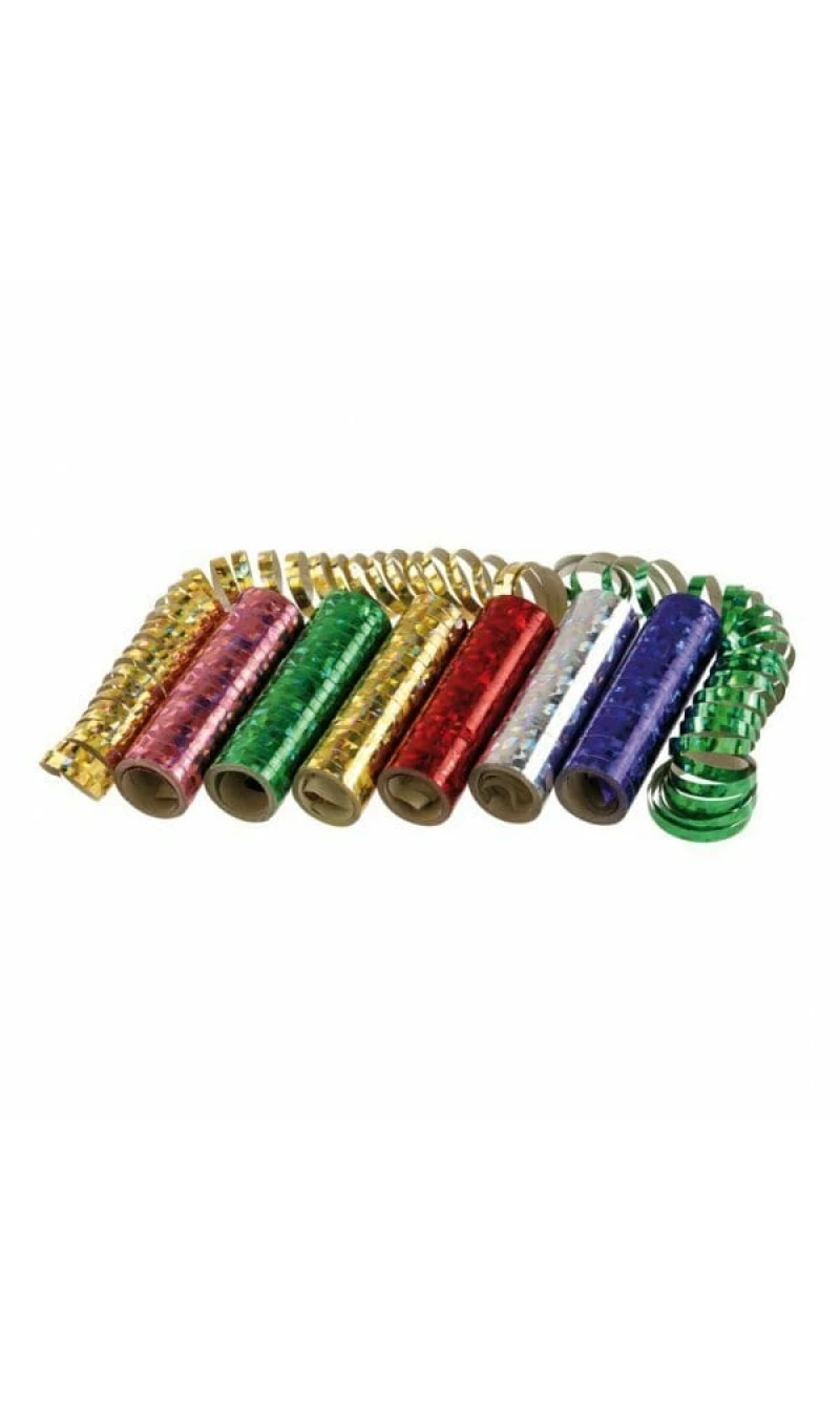 Streamer Holographic Roll x 18 Throws - Pink