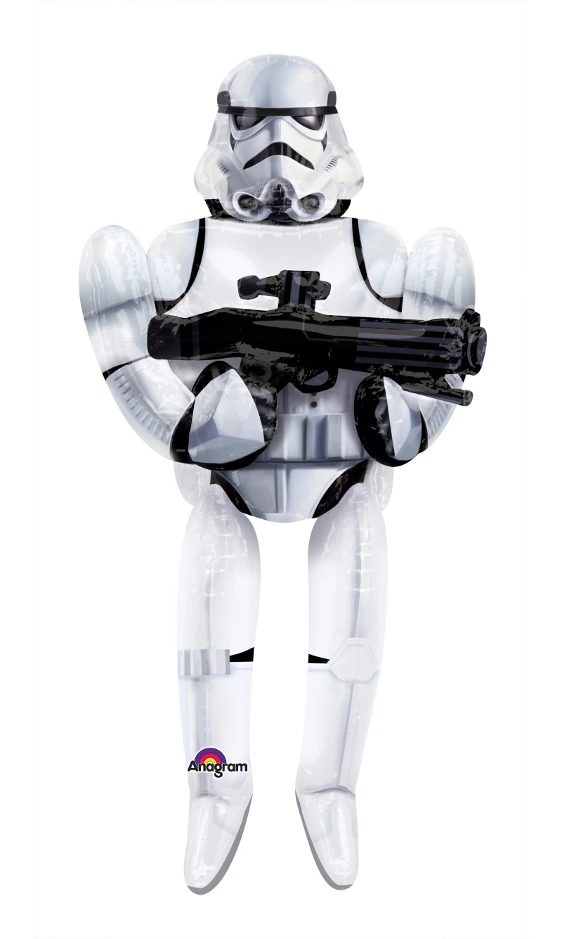 Star Wars Storm Trooper AirWalker Foil Balloon 33'' x 70'' (83cm x 177cm)