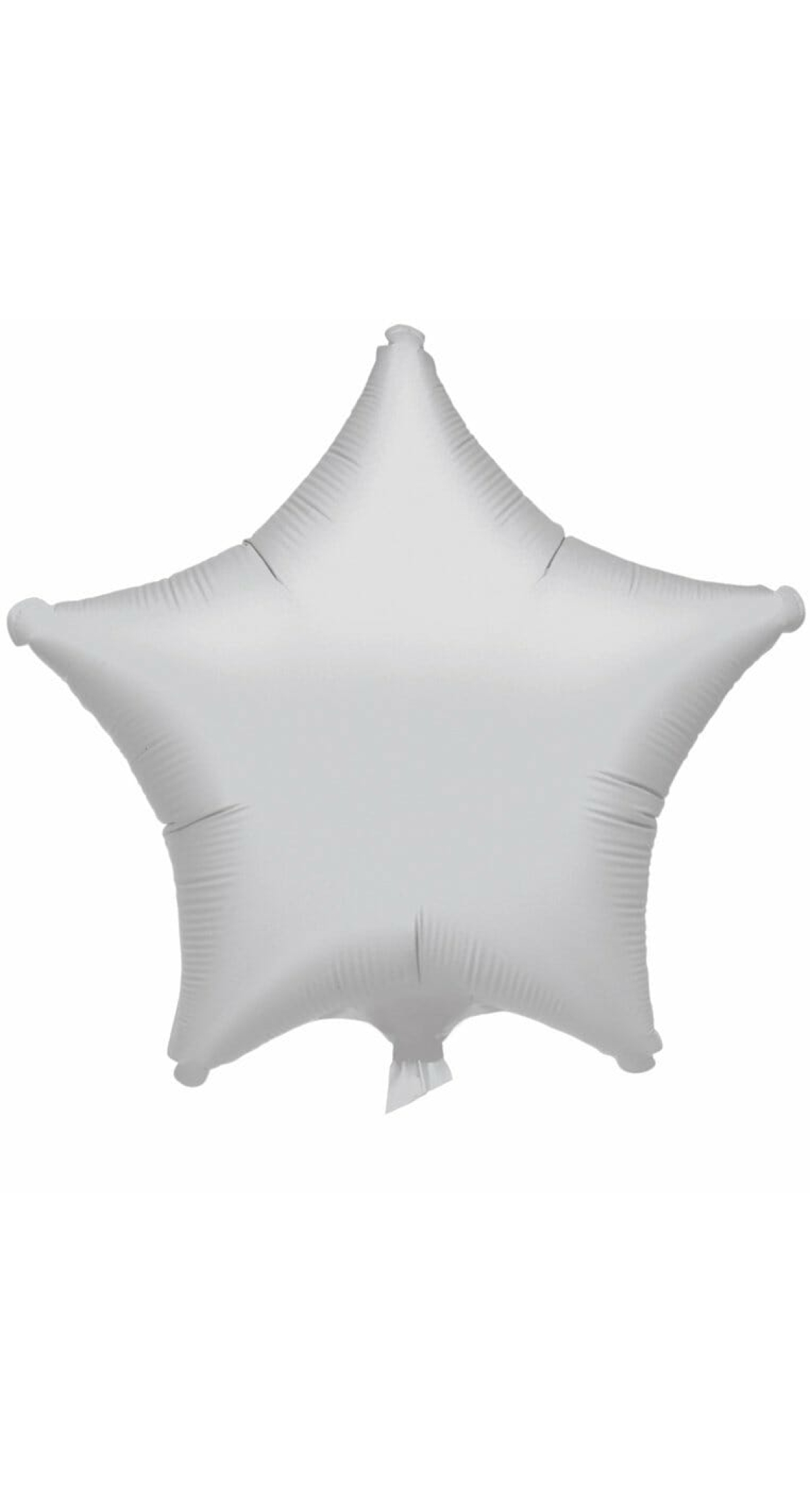 Metallic Silver Star Foil Balloon 18''
