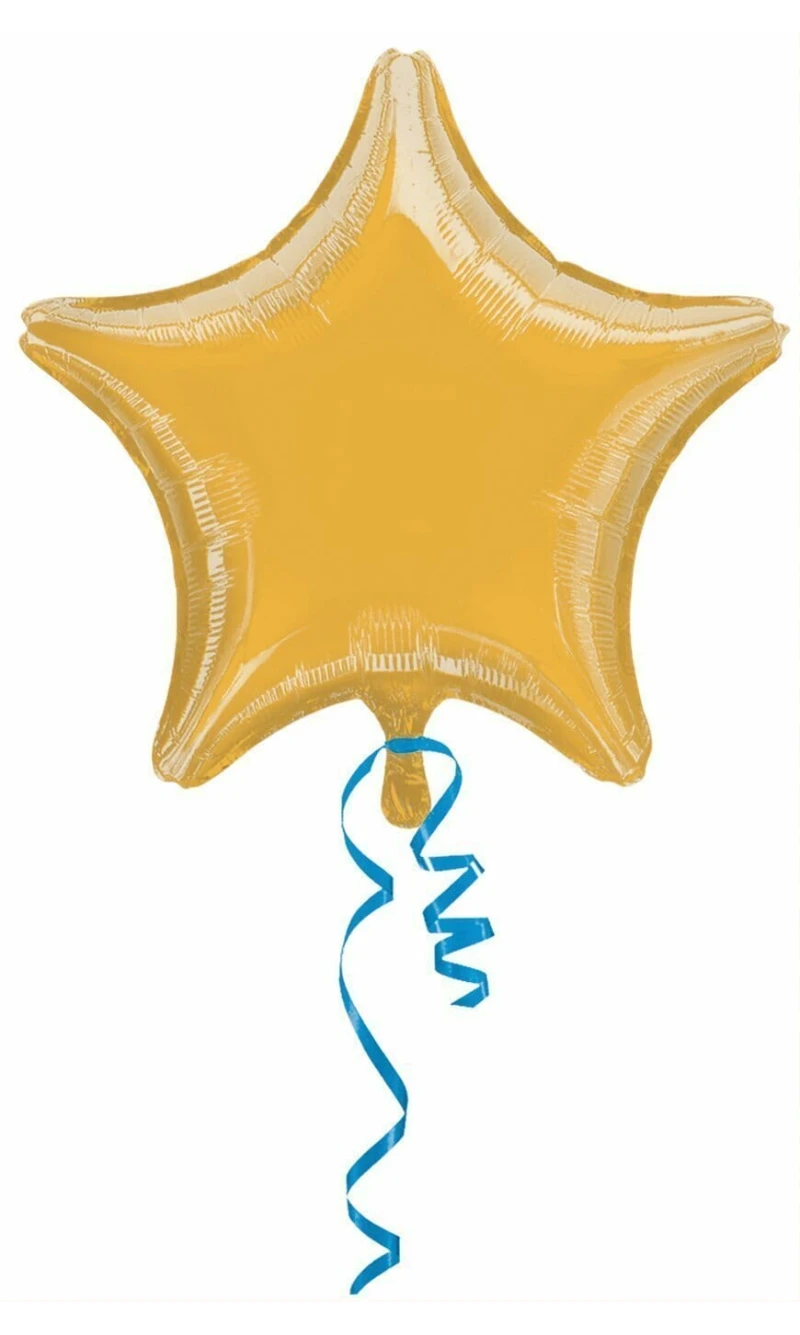 Metallic Gold Star Foil Balloon 18''