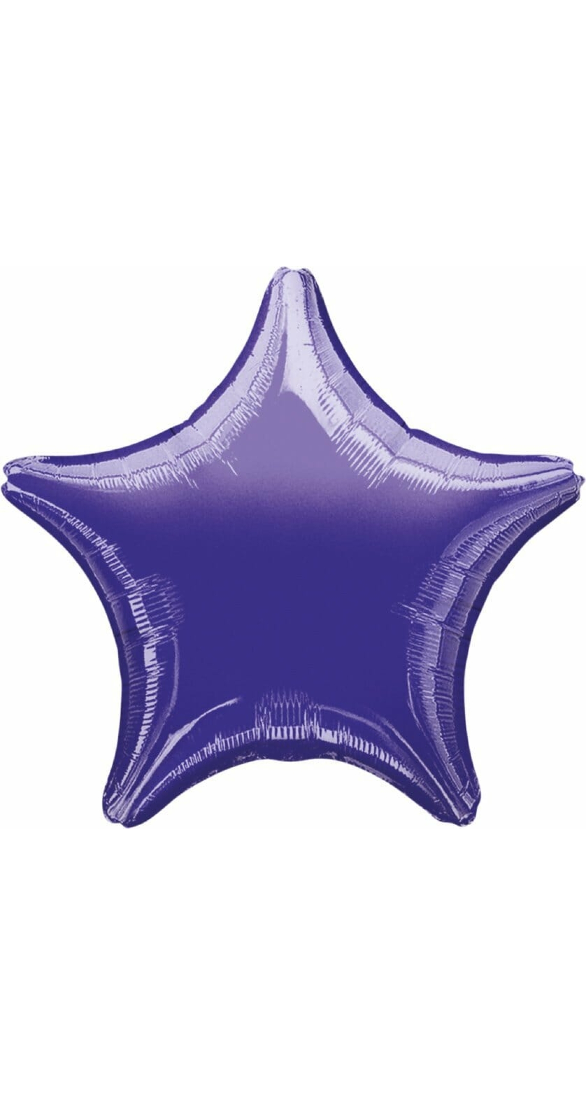 Purple Star Foil Balloon 19"