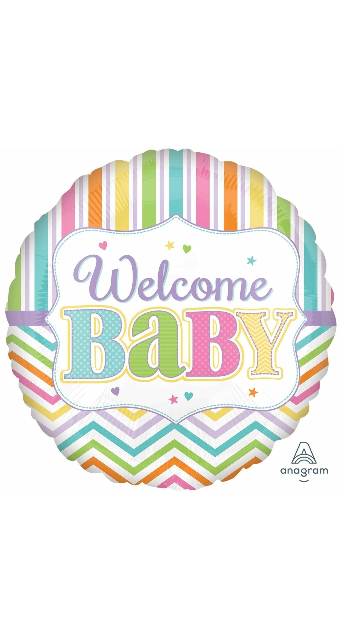 Welcome Baby Foil Balloon 17"