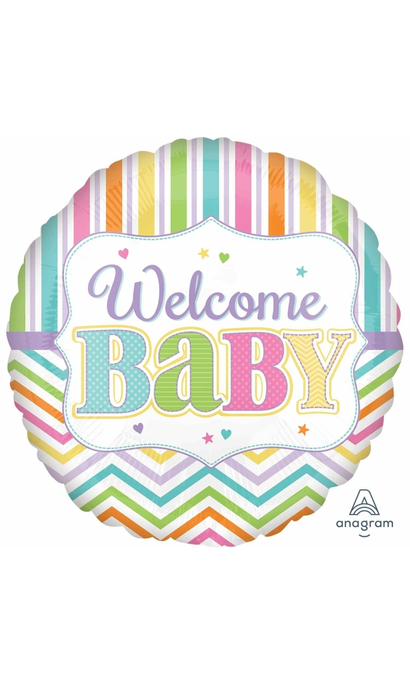 Welcome Baby Foil Balloon 17"