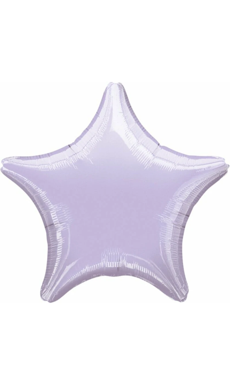 Metallic Pastel Lilac Star Foil Balloon 18''