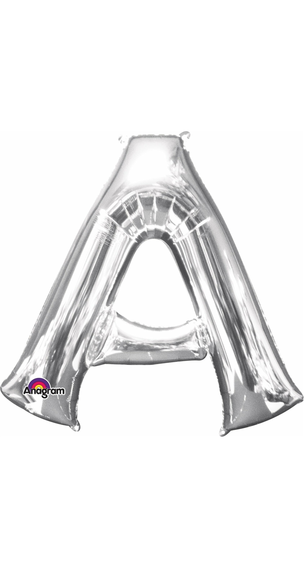 Silver Letter " A " Foil Balloon 34''