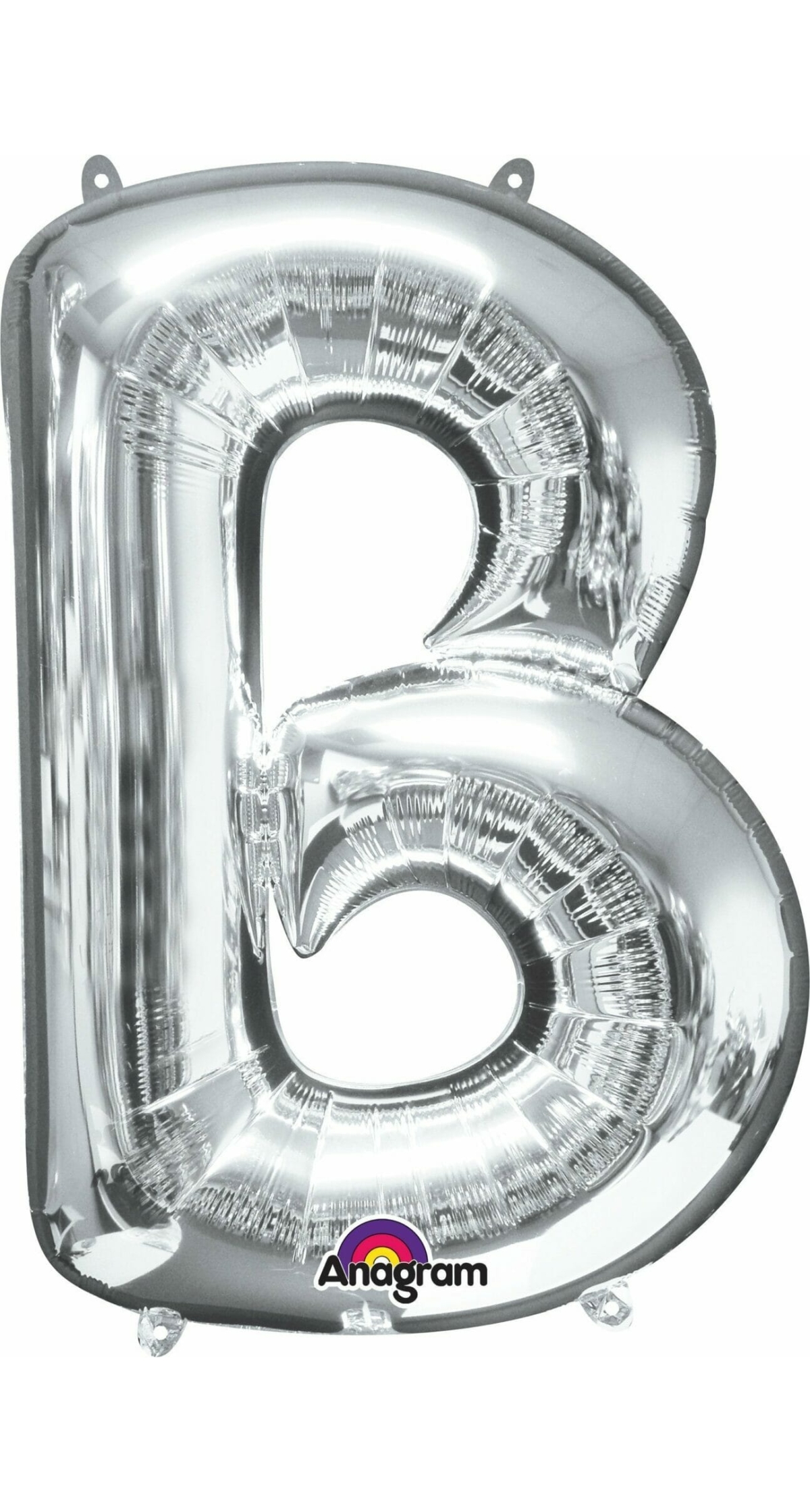 Silver Letter " B " Foil Balloon 16''