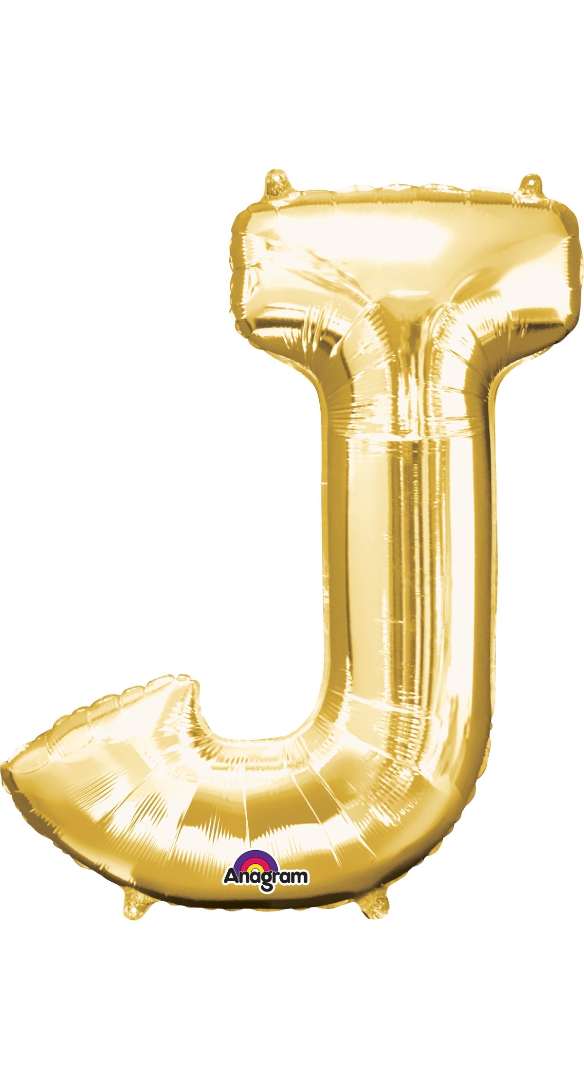 Gold Letter " J " Foil Balloon 16''