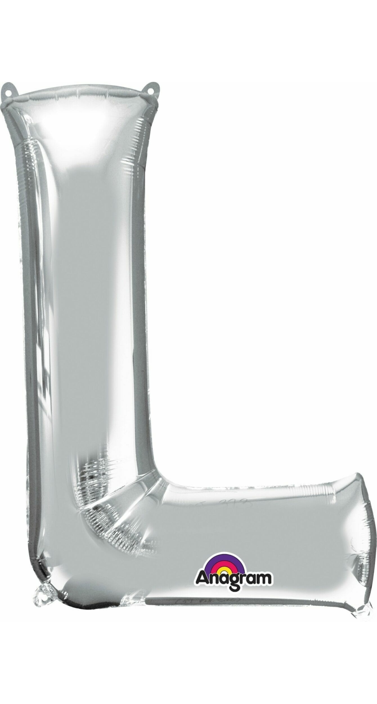 Silver Letter " L " Foil Balloon 34''