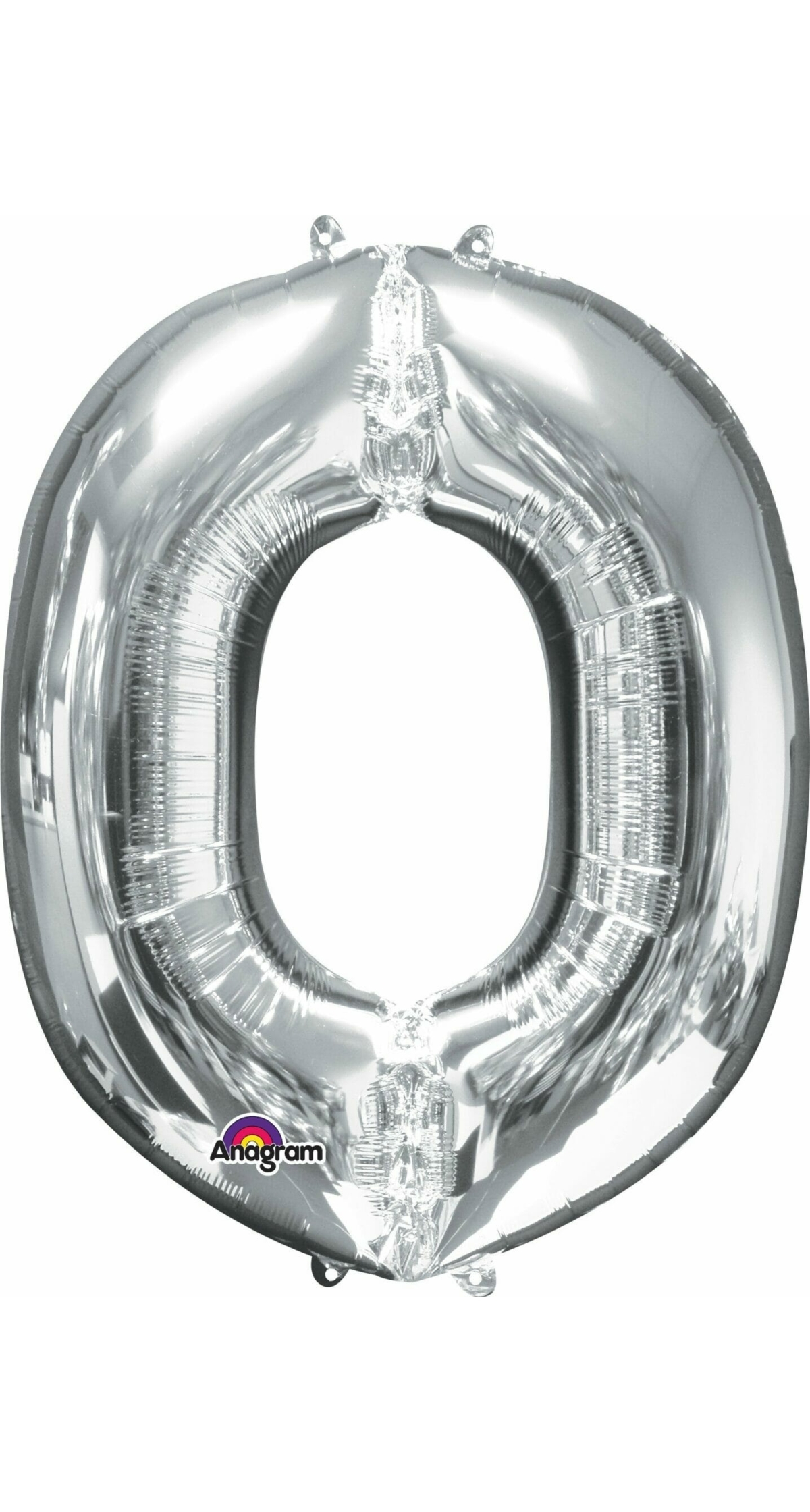 Silver Letter " O " Foil Balloon 16''
