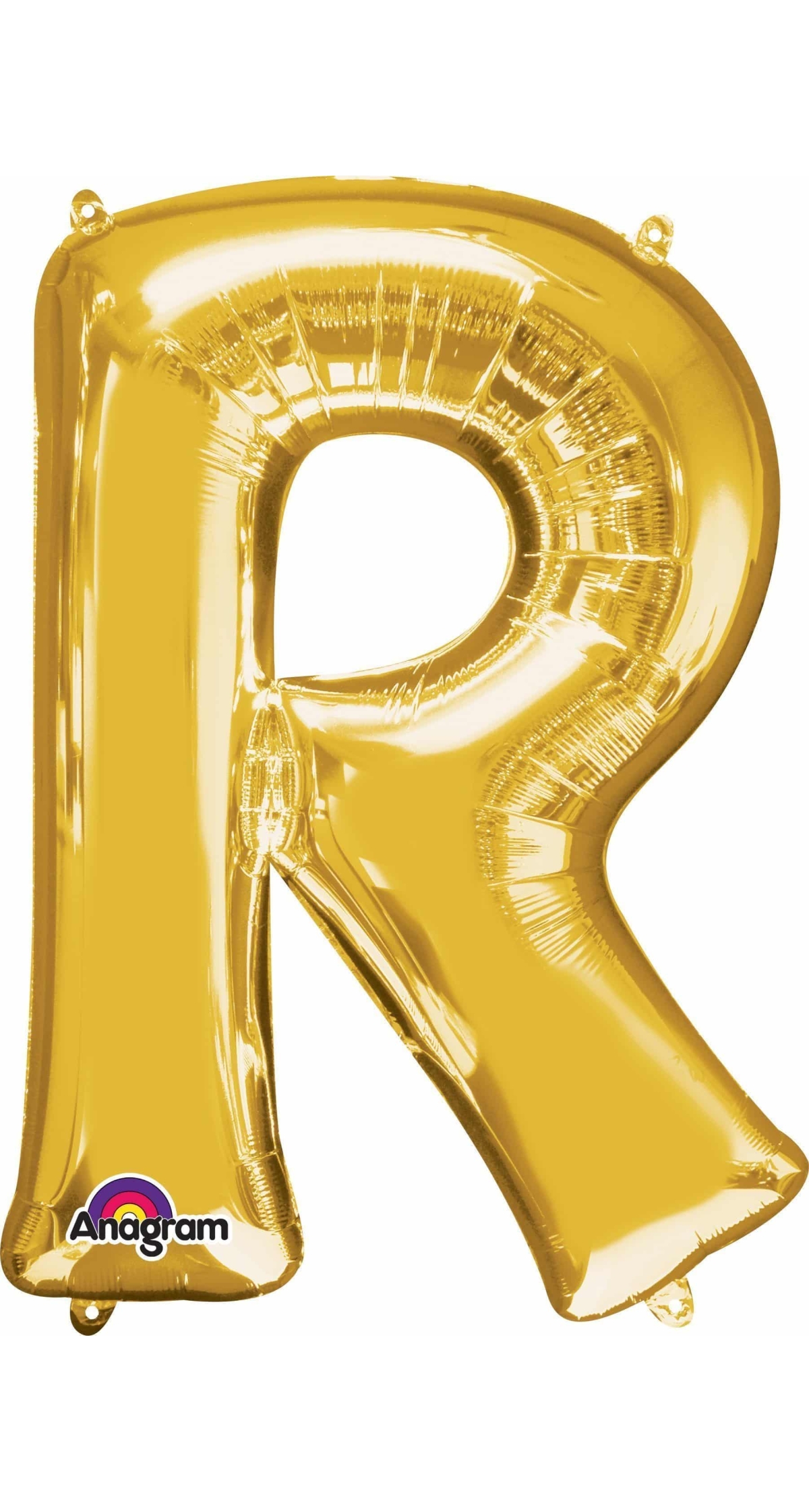 Gold Letter " R " Foil Balloon 16''