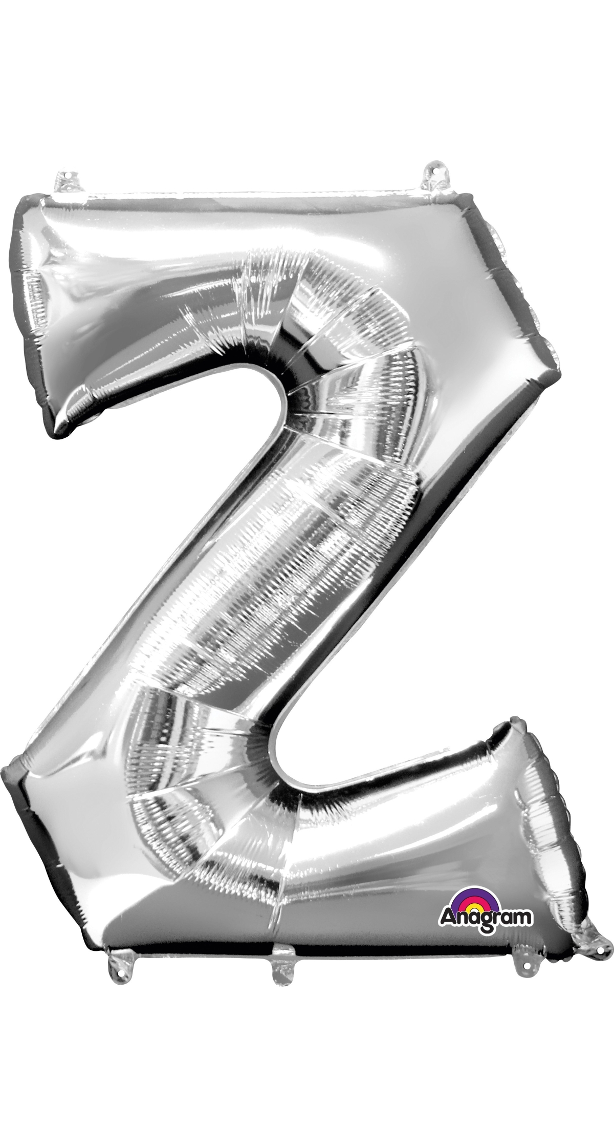 Silver Letter " Z " Foil Balloon 34''