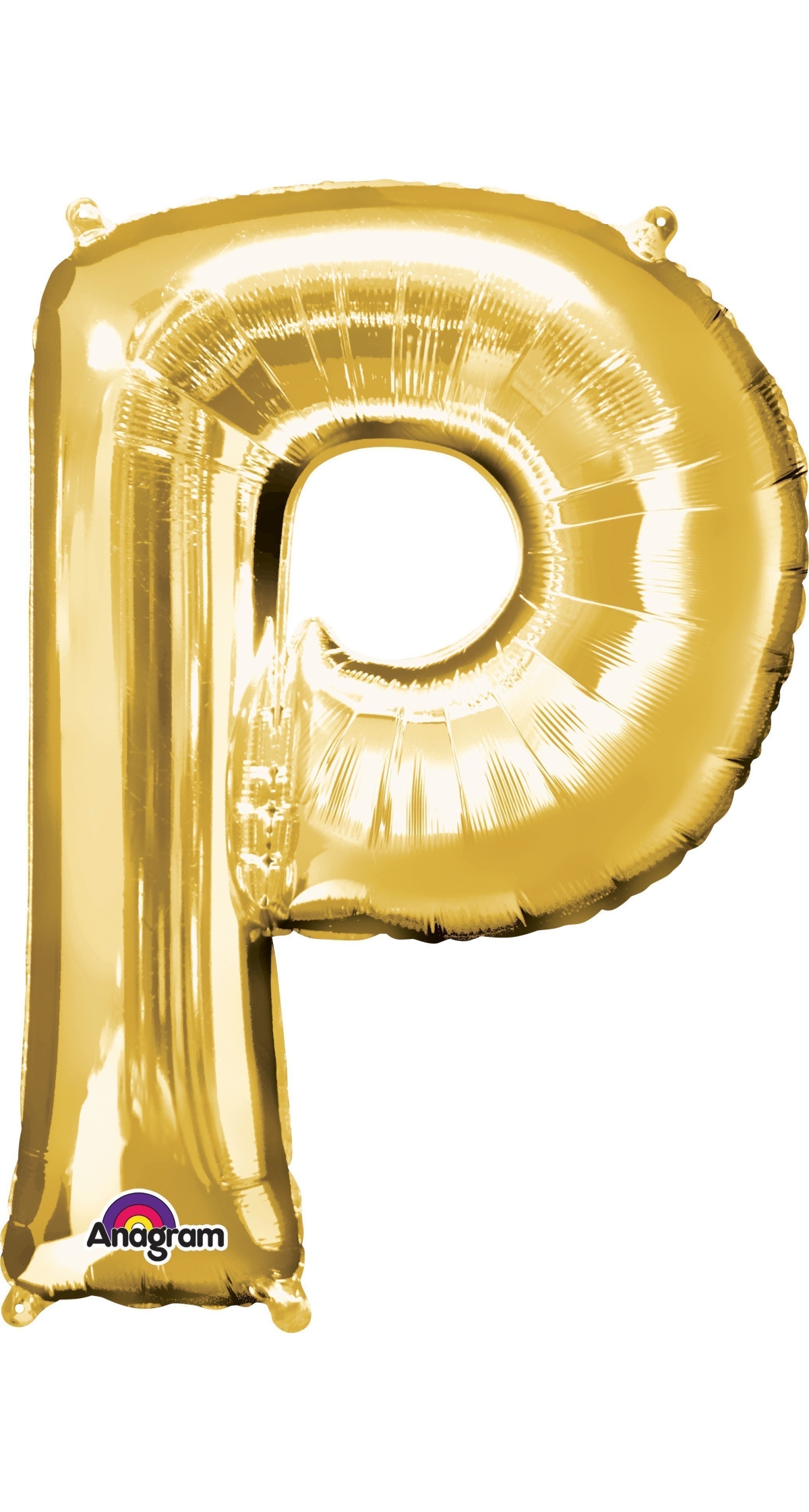 Gold Letter " P " Foil Balloon 16''