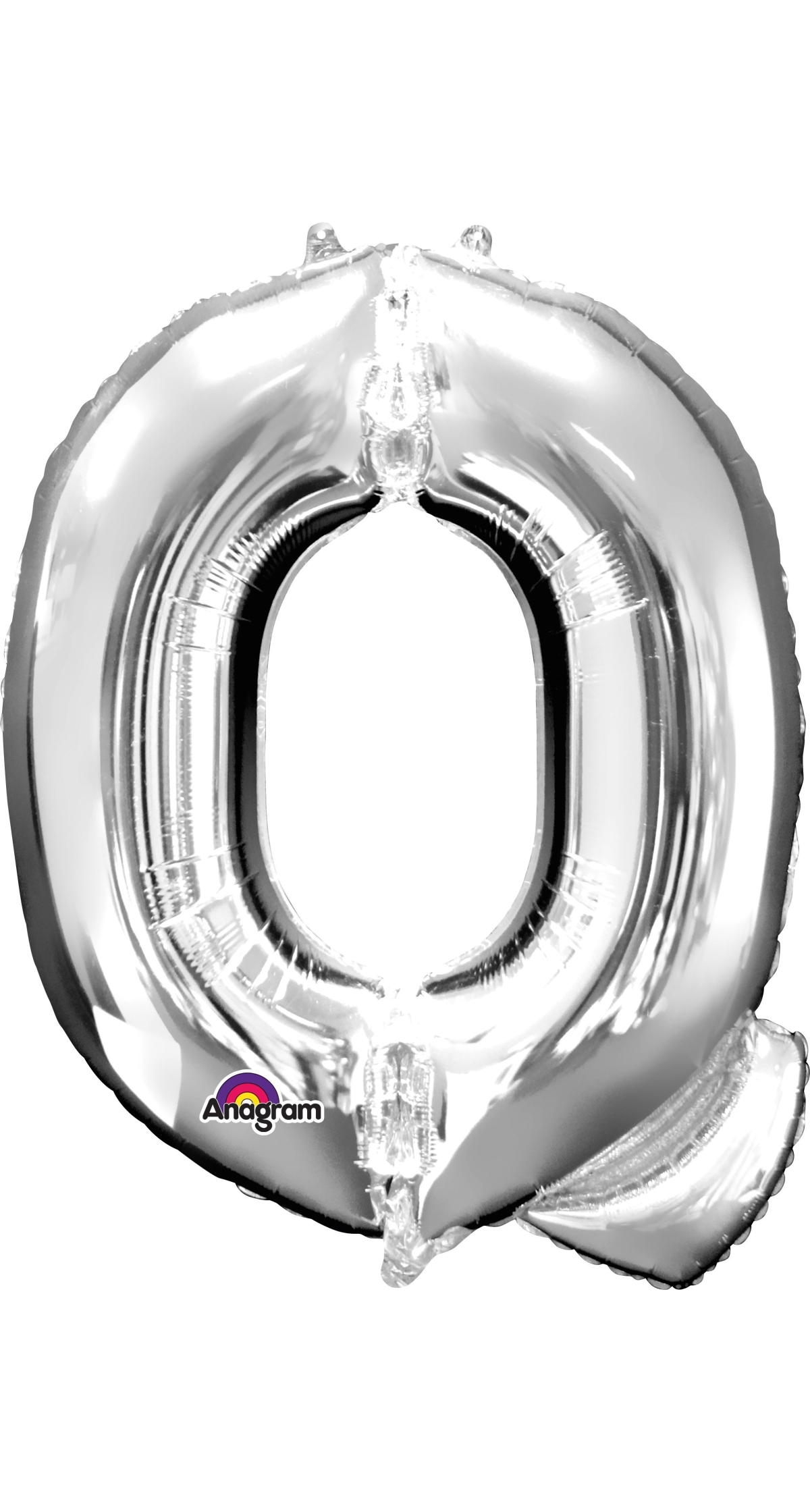 Silver Letter " Q " Foil Balloon 16''