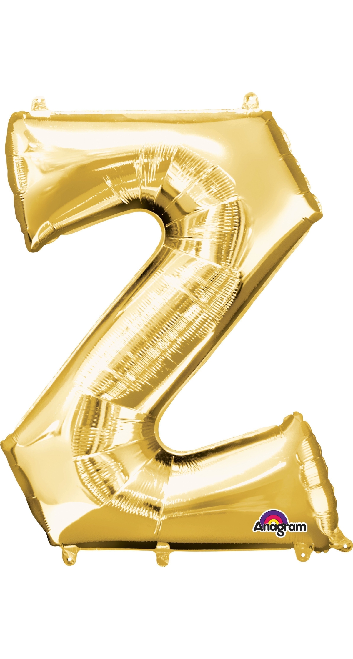Gold Letter " Z " Foil Balloon 16''