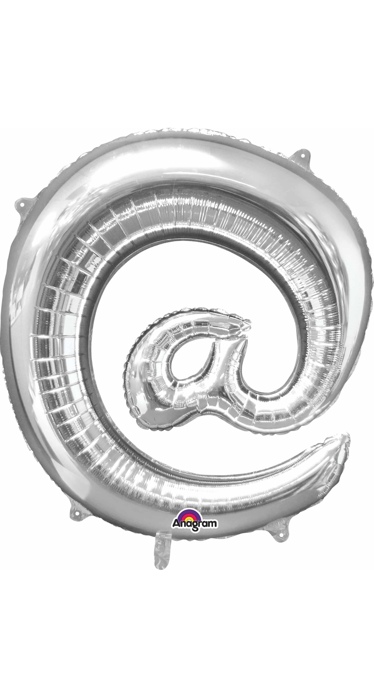 Silver Letter " @ " Foil Balloon 16''