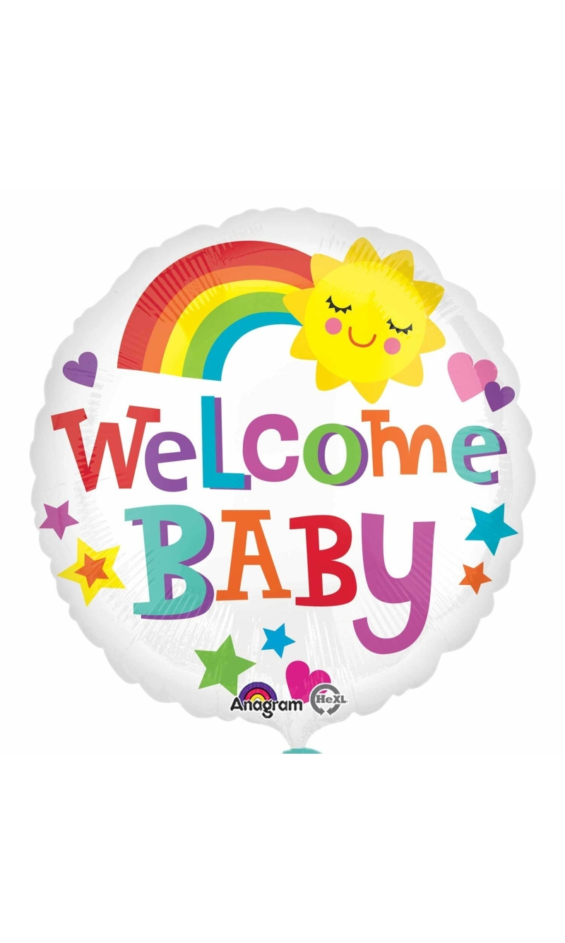 Welcome Baby Foil Balloon 17"