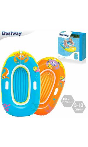 Bestway Assorted Inflatable Happy Crustacean Junior Raft for Age 3-10 Years (Online Only)