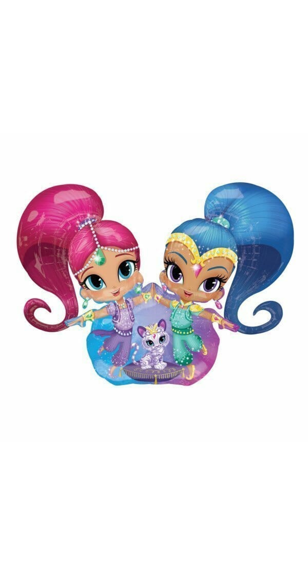 Shimmer and Shine Airwalker Foil Balloon - 111cm x 134cm
