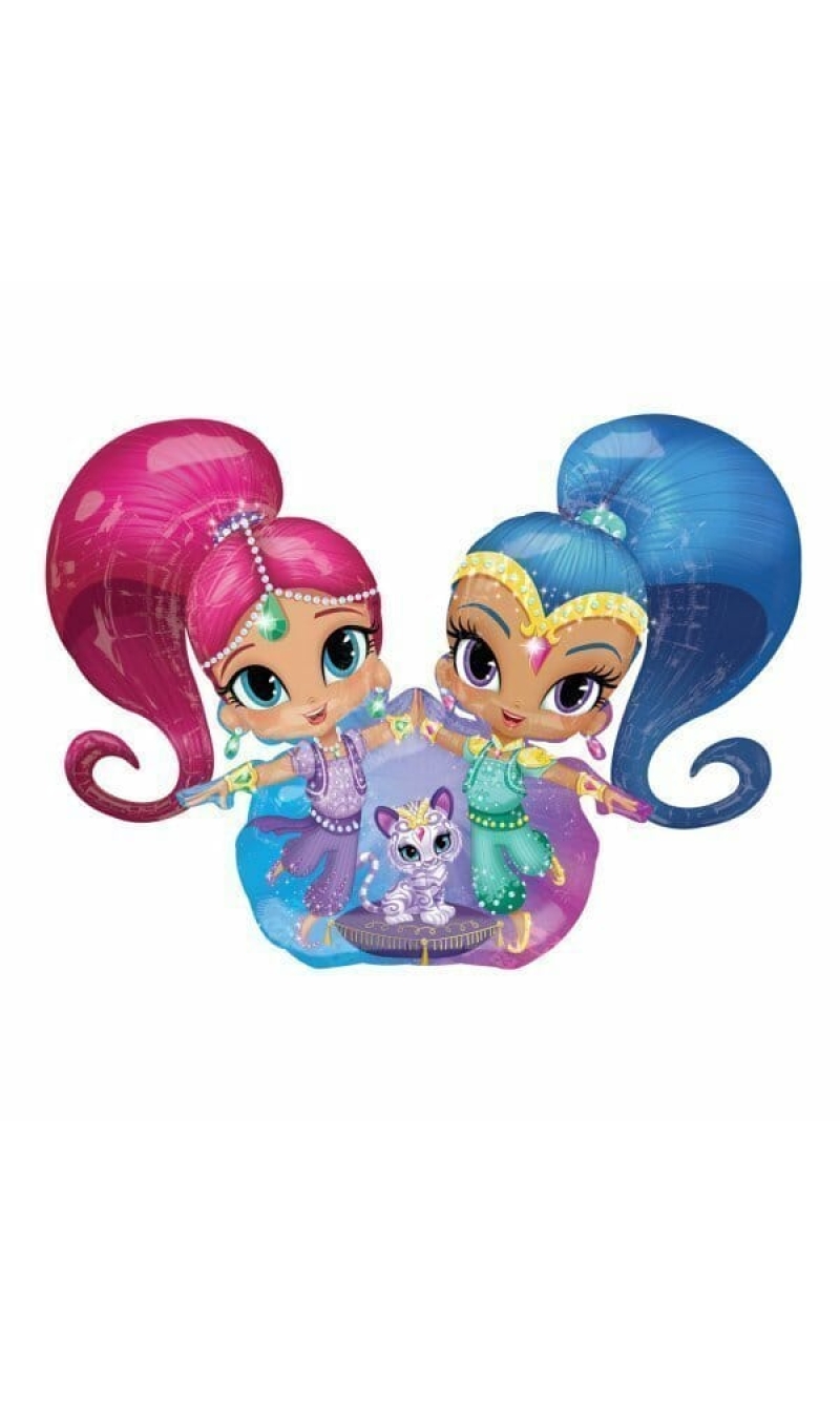 Shimmer and Shine Airwalker Foil Balloon - 111cm x 134cm