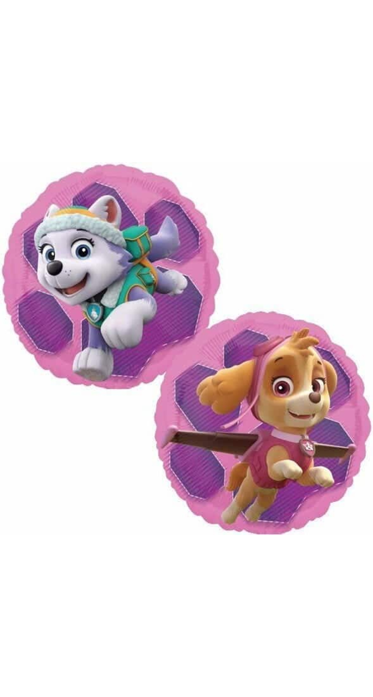Paw Patrol Pink Skye and Everest  Foil Balloon - 17''