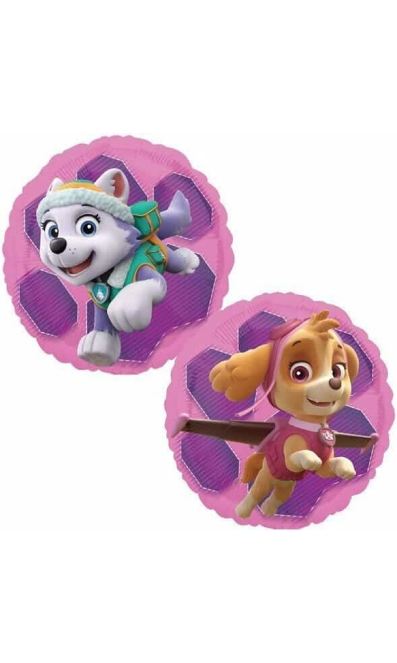 Paw Patrol Pink Skye and Everest  Foil Balloon - 17''