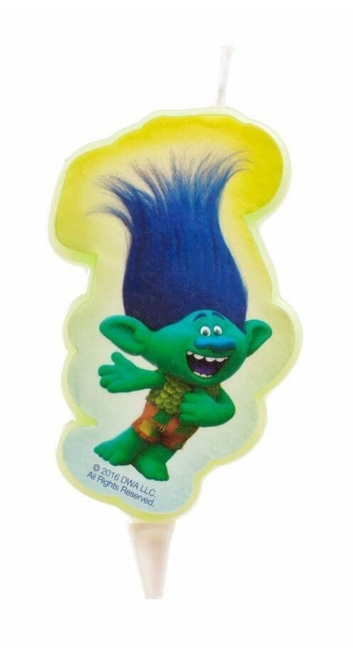 Trolls Branch Figure Candle - 5cm x 8cm