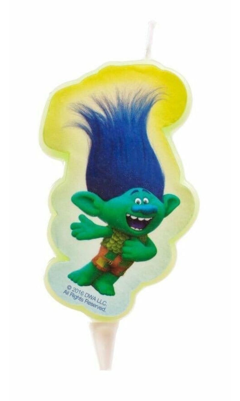 Trolls Branch Figure Candle - 5cm x 8cm