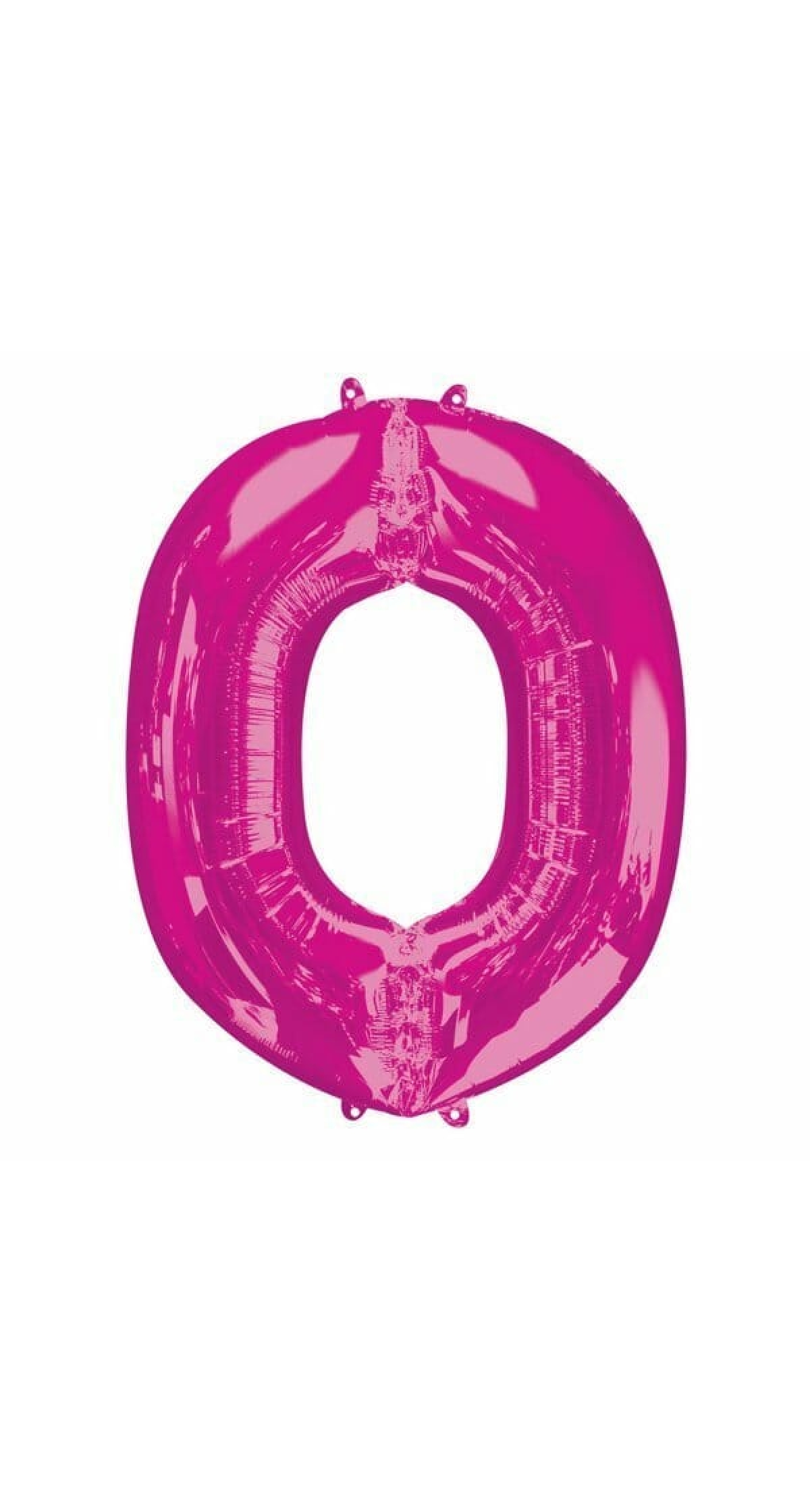 Pink Letter " O " Foil Balloon 34''