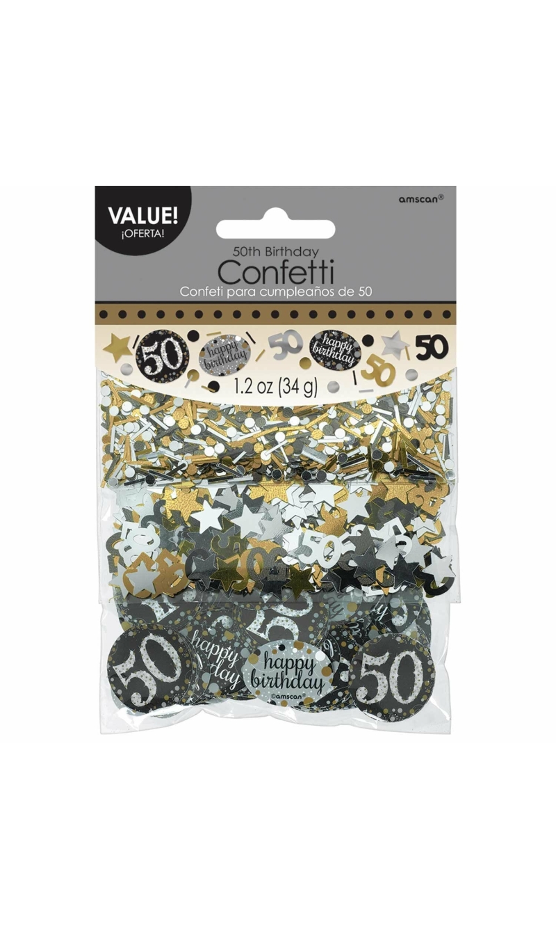 50th Gold Sparkling Celebration Confetti – 34g