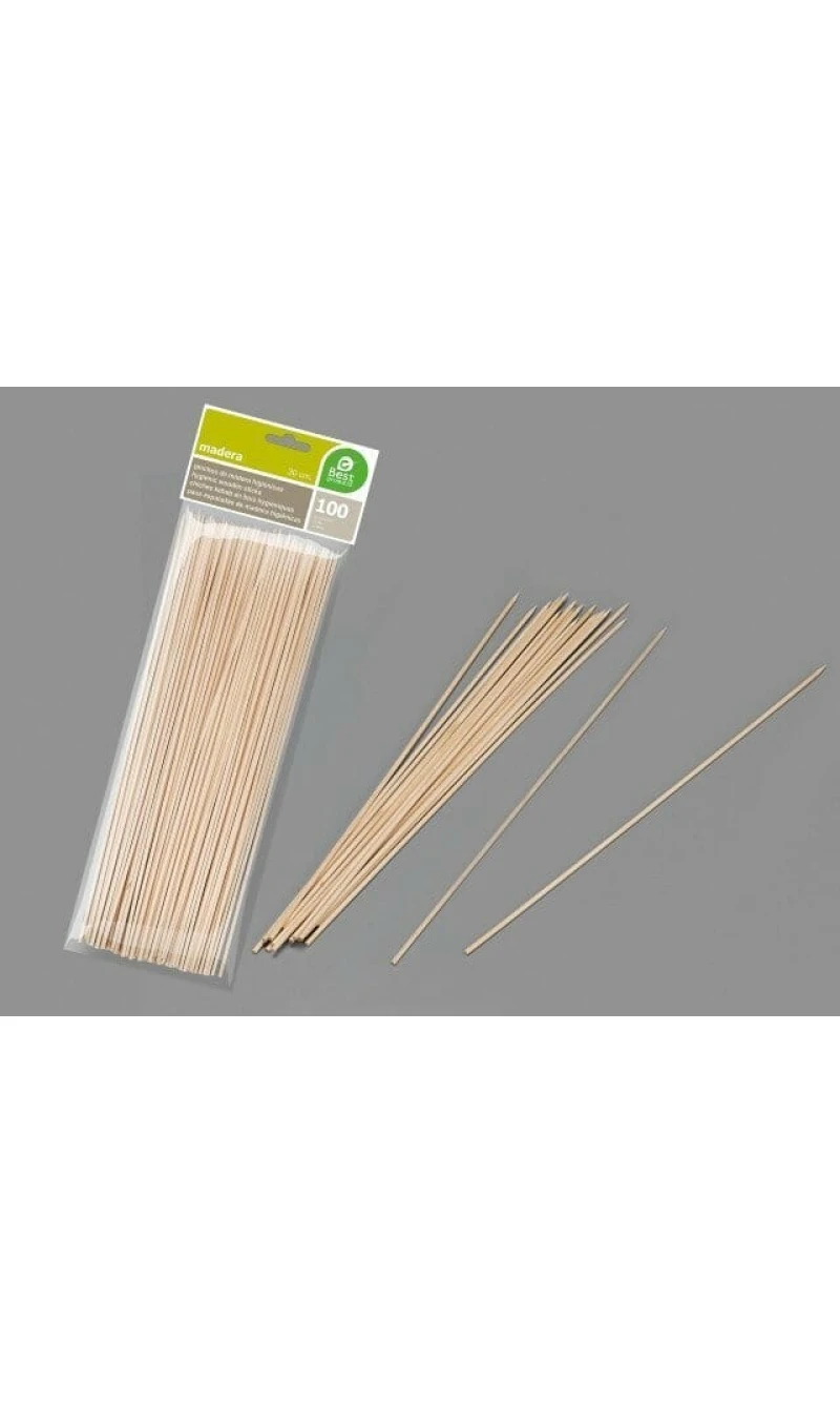 Wooden Stick With Header 30 cm - 100pk