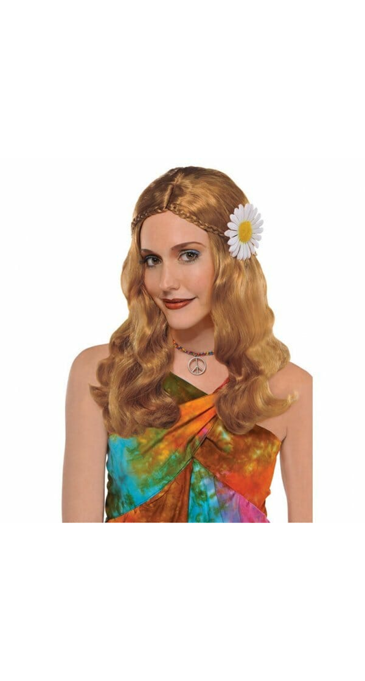 Blonde Wig Hippie Chick - Adult One Size
