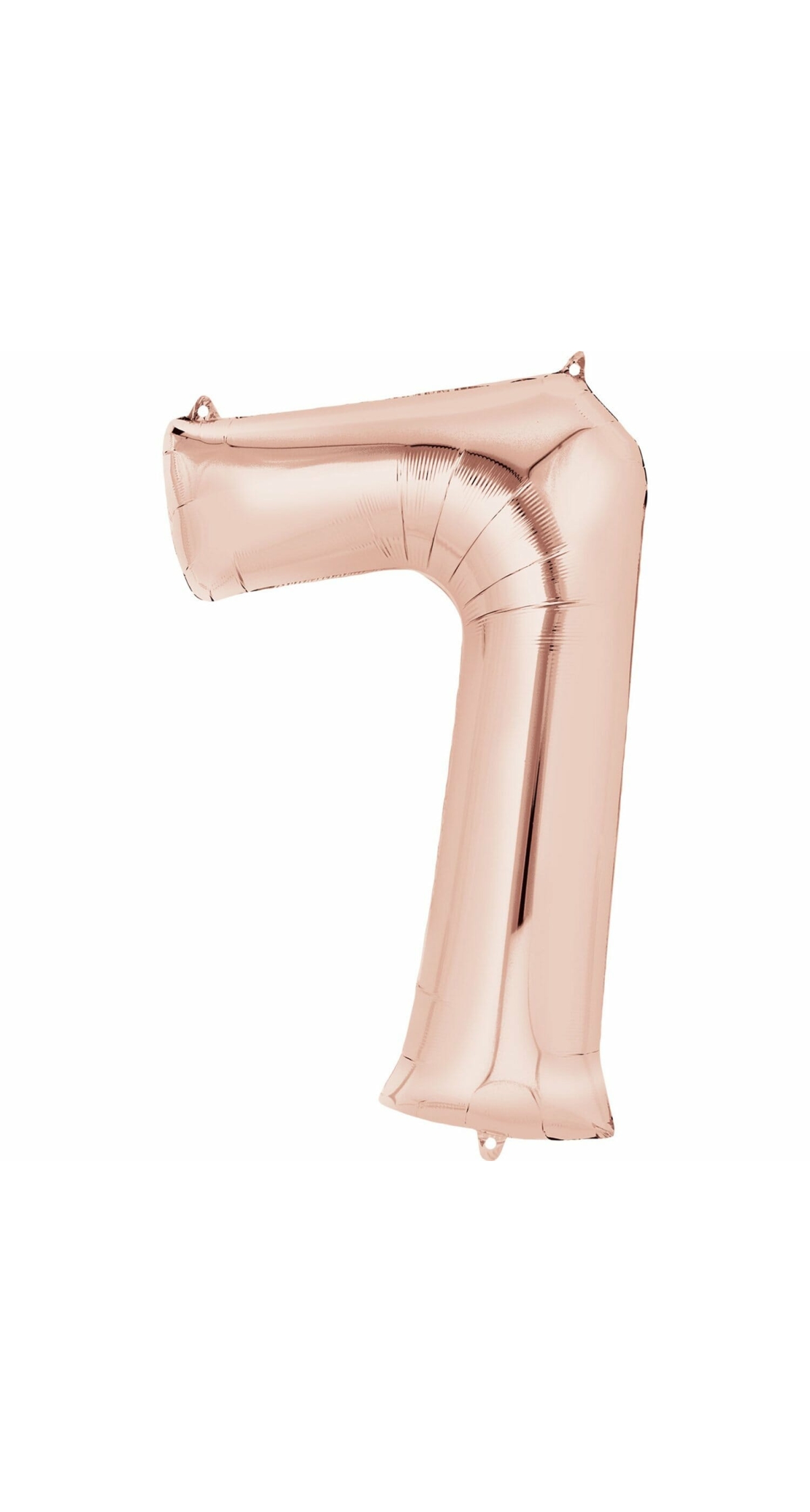 Rose Gold Number " 7 " Foil Balloon 34''