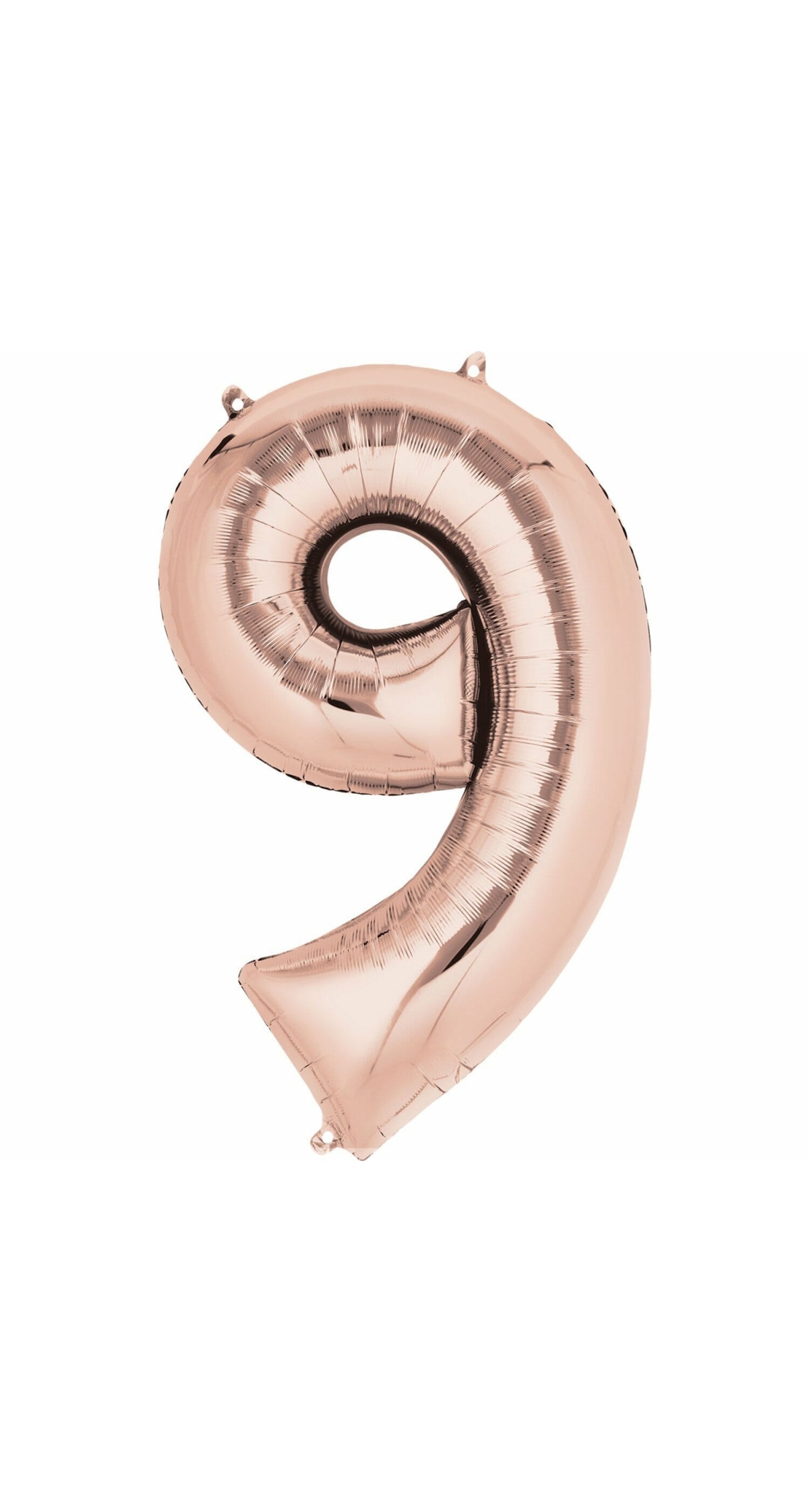Rose Gold Number " 9 " Foil Balloon 34''