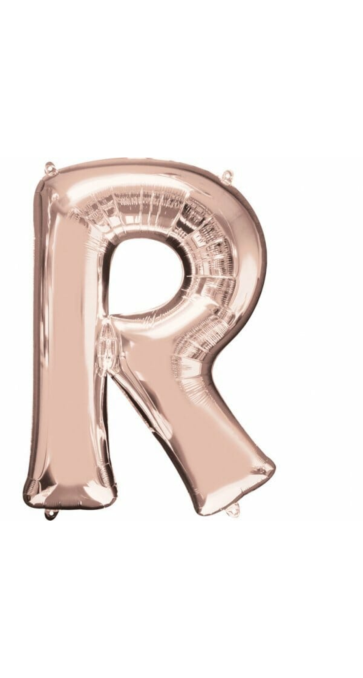 Rose Gold Letter " R " Foil Balloon 34''