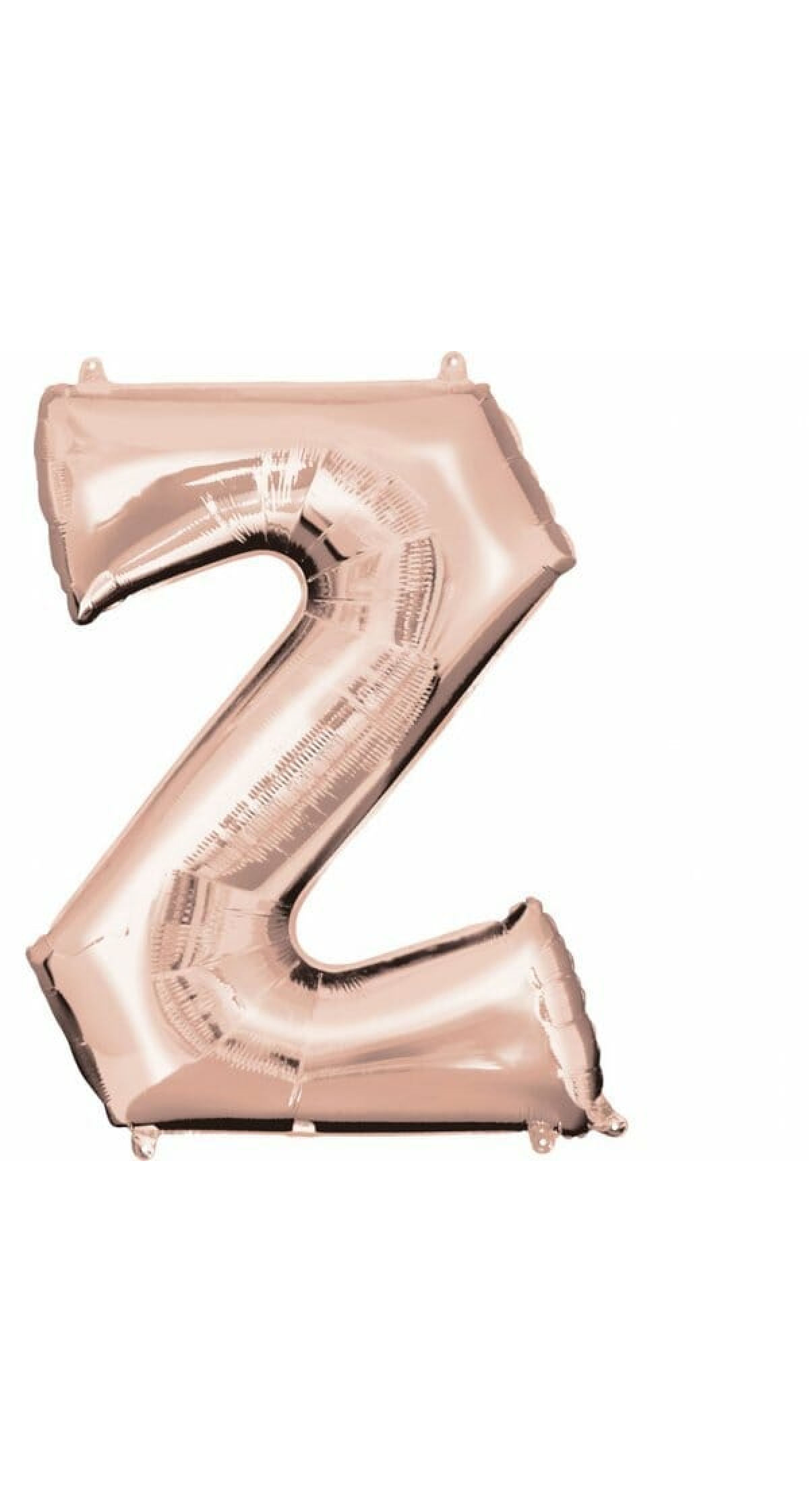 Rose Gold Letter " Z " Foil Balloon 34''