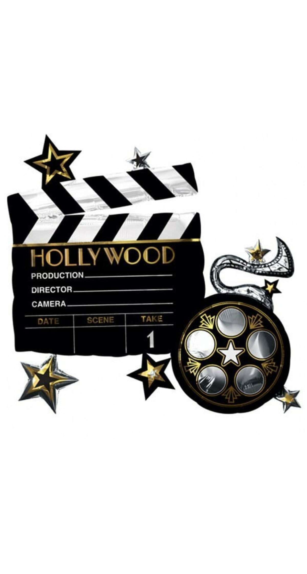 Hollywood Supershape Foil Balloon - 29" x 30"  (76cm x 73cm)