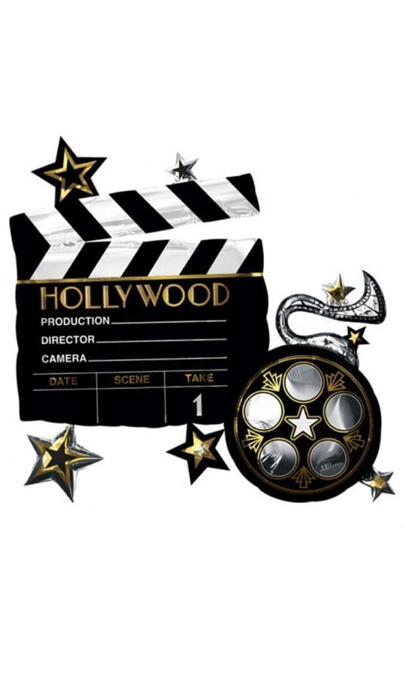 Hollywood Supershape Foil Balloon - 29" x 30"  (76cm x 73cm)