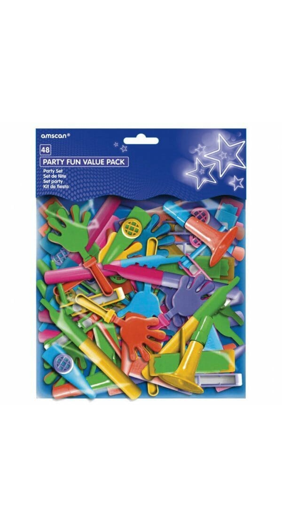 Pinata & Party Favours Set Noisemaker - 48pk