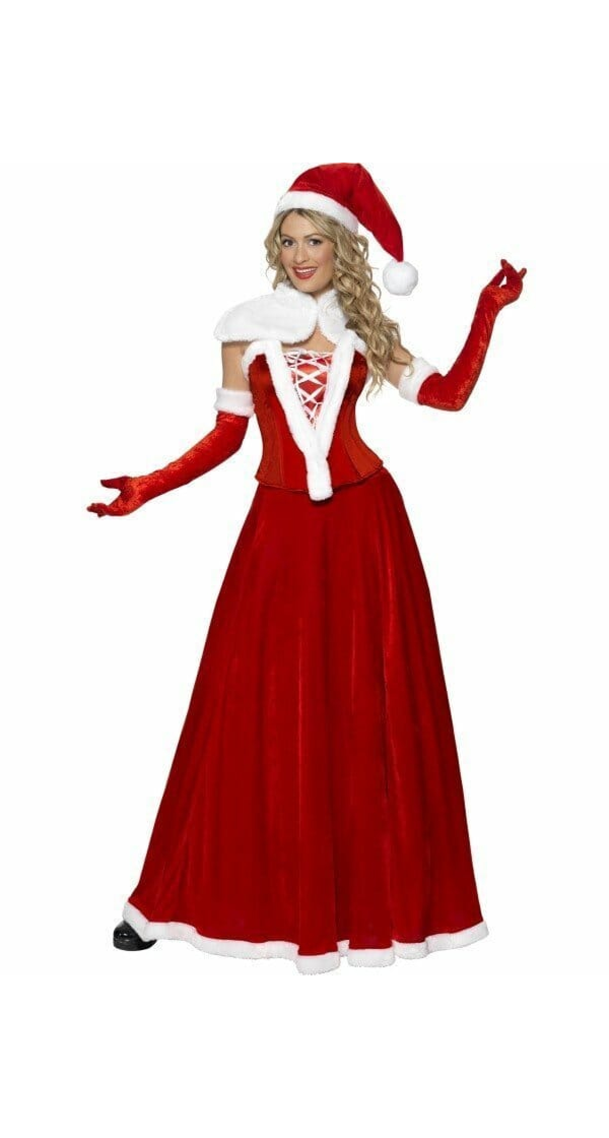 Luxury Miss Santa - Adult Size Small
