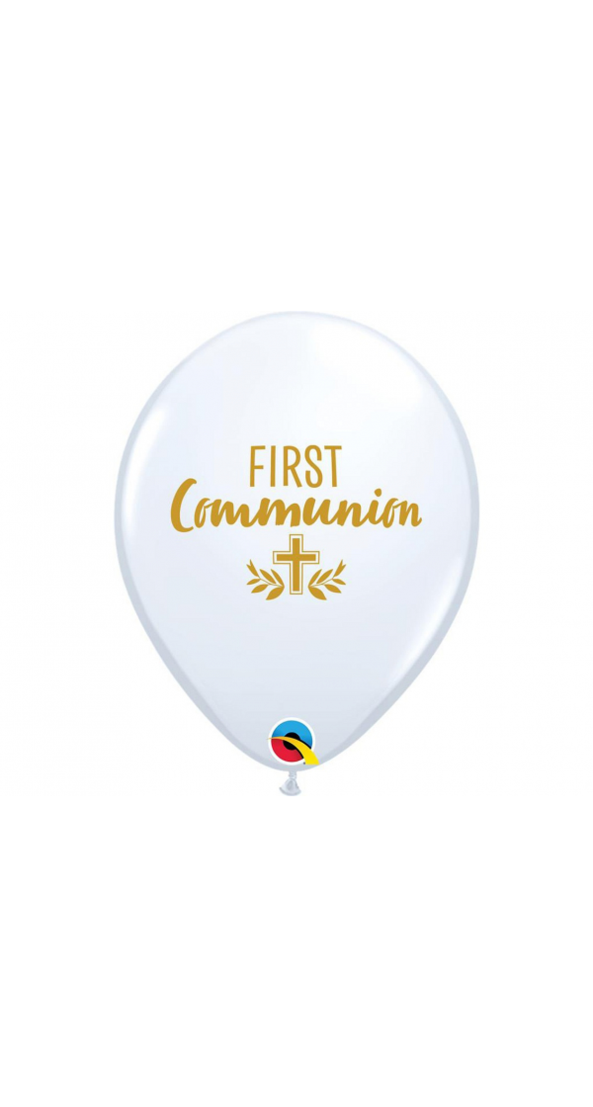First Communion Qualatex 11 Inch Helium Latex Balloon