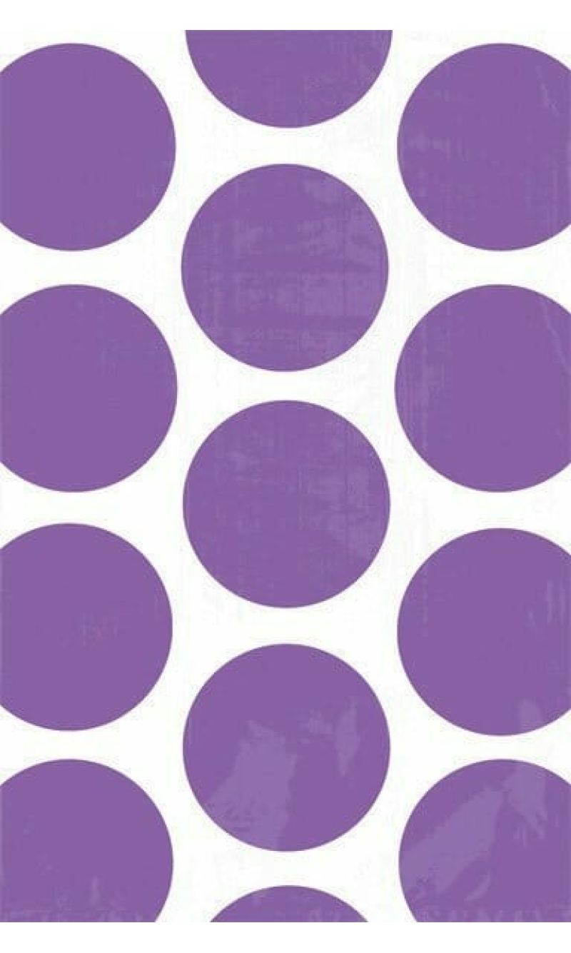 Purple Candy Buffet Polka Dots Treat Bags 17.5cm x 10.9cm – 10pk