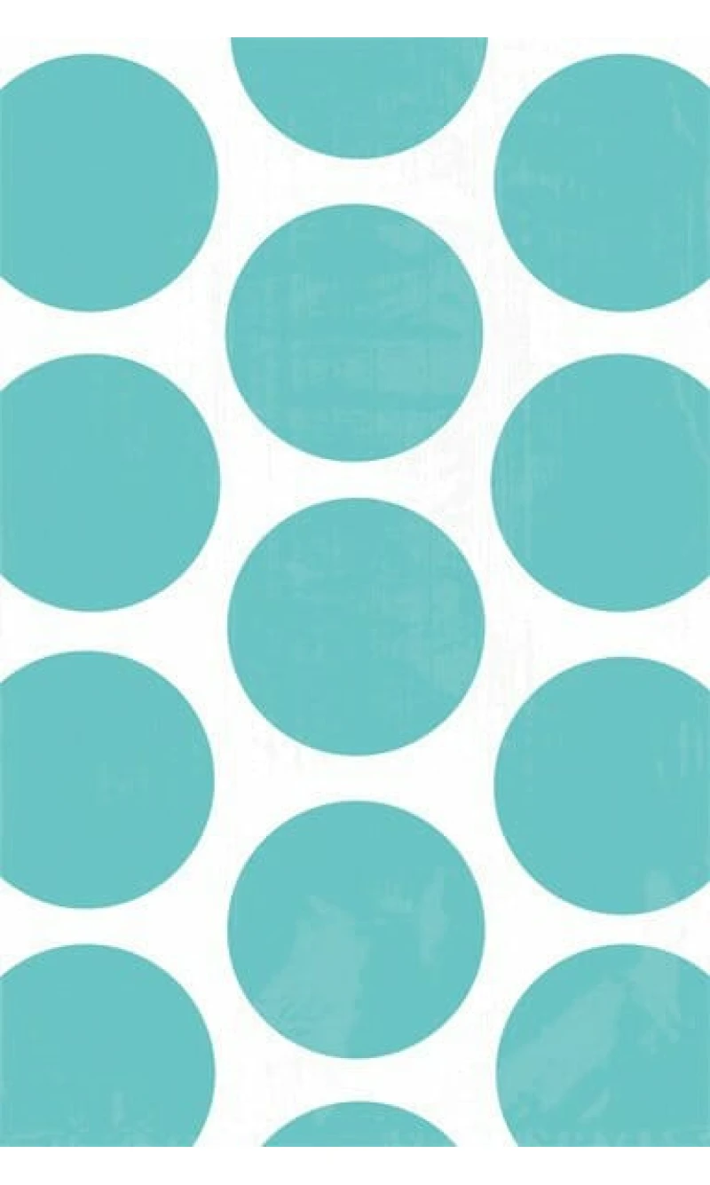 Robin Egg Blue Candy Buffet Polka Dots Treat Bags 17.5cm x 10.9cm – 10pk