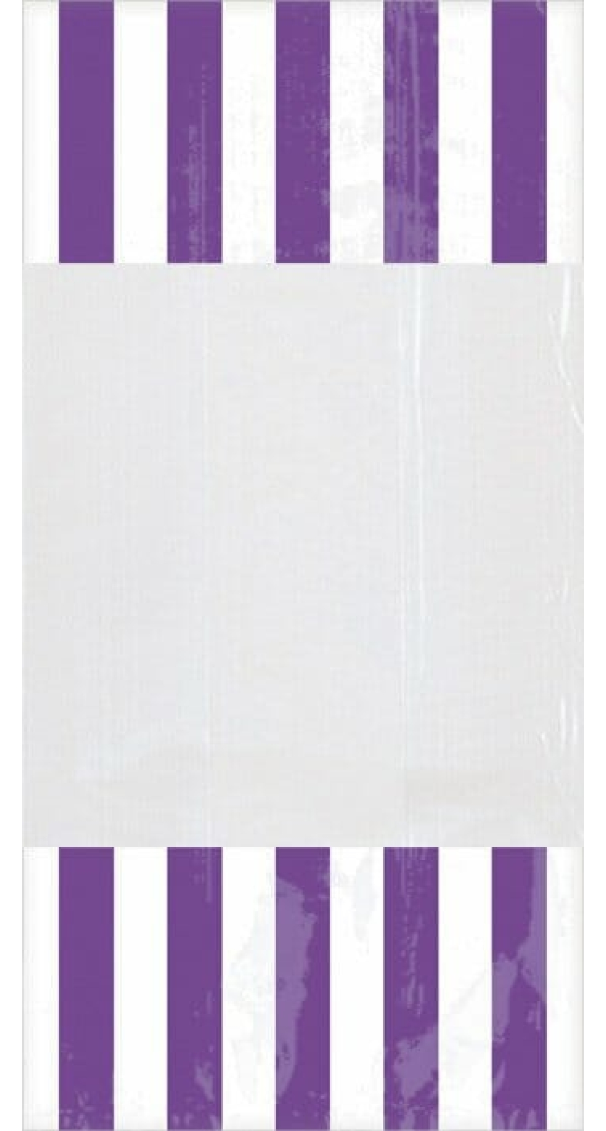 Purple Candy Buffet Striped Party Bags 27.3cm x 8.3cm – 10pk