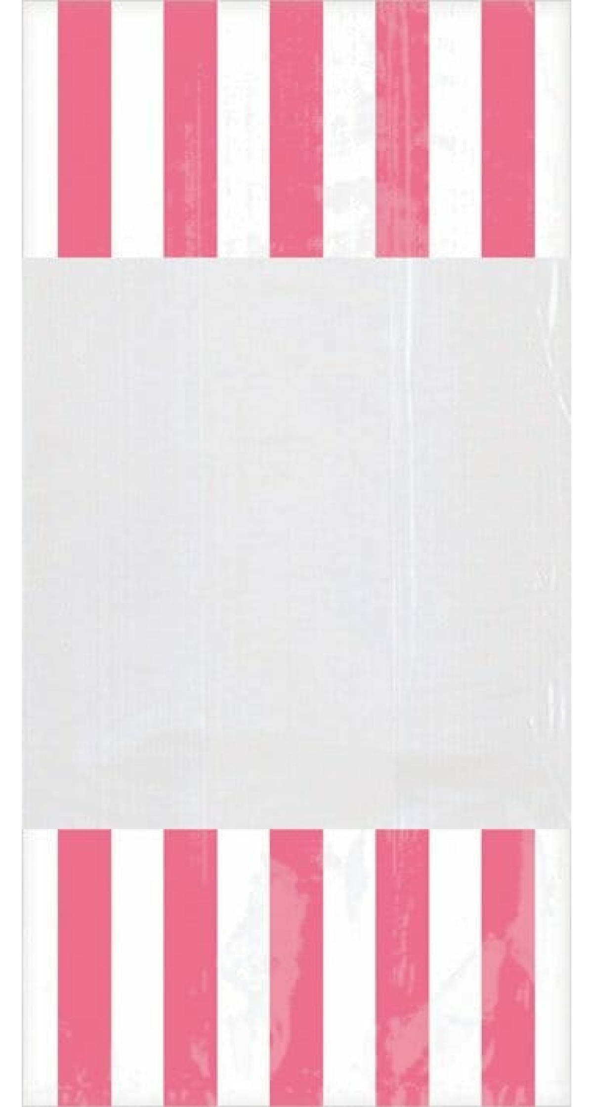Light Pink Candy Buffet Striped Party Bags 27.3cm x 8.3cm – 10pk